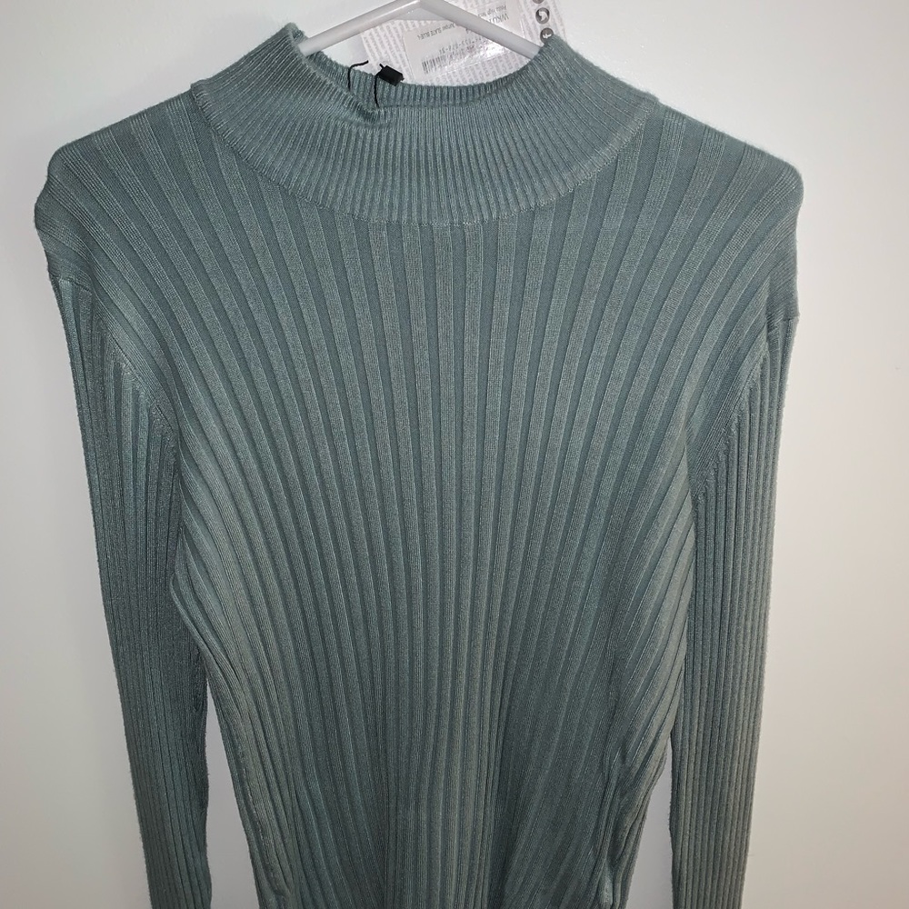 Boohoo Blue Sweater Top